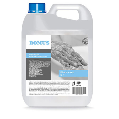 Рідке мило Romus Молоко та мед 5 л